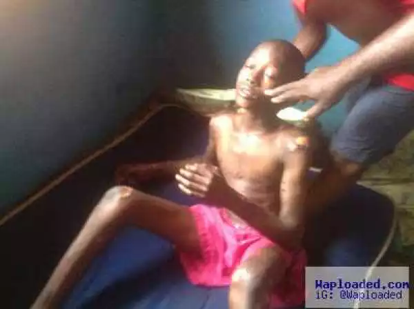 Photos: Mystery As 15-Year-Old Houseboy, Uchenna Iyike Goes Mad In Lagos